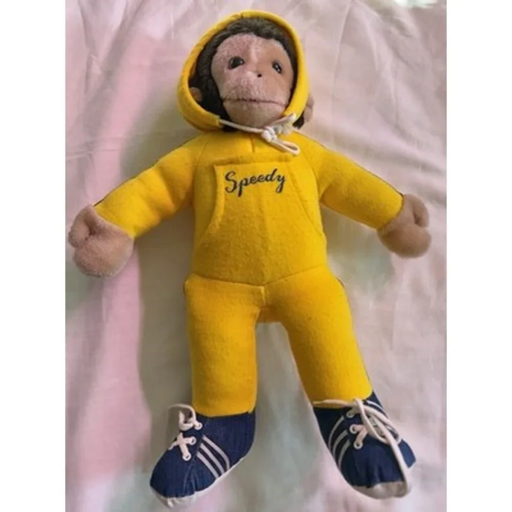 Speedy Monkey In Yellow Suit Vintage California Stuffed Toys 17